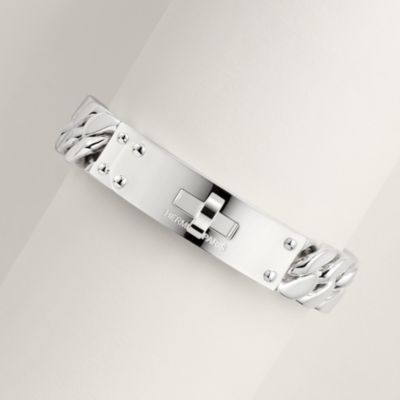 HERMES エルメス ケリーグルメットBL H120432B 00XXL ブレスレット_x000D_
 シルバー925 SV925 - メンズ【中古】200 Kelly Gourmette bracelet, large model | Hermès USA